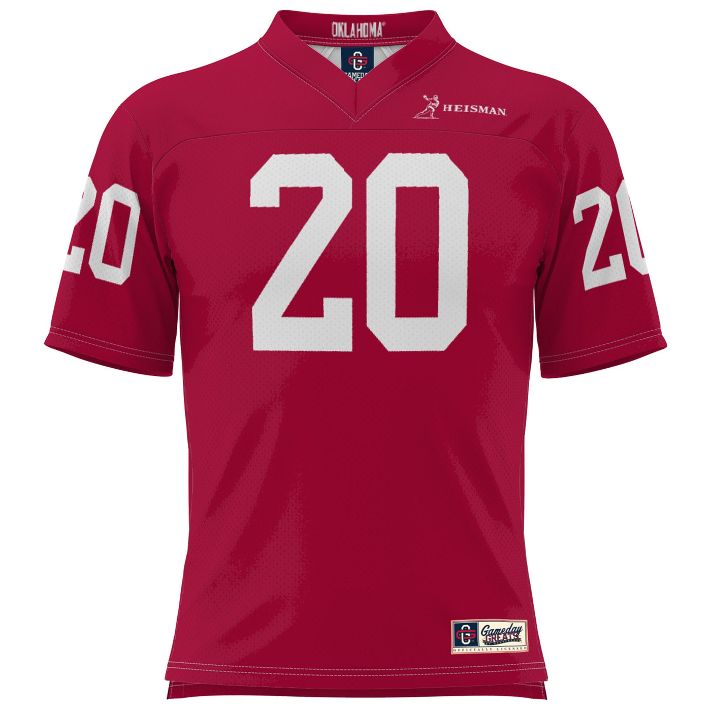 Billy Sims Crimson Oklahoma Sooners Heisman Football Jersey