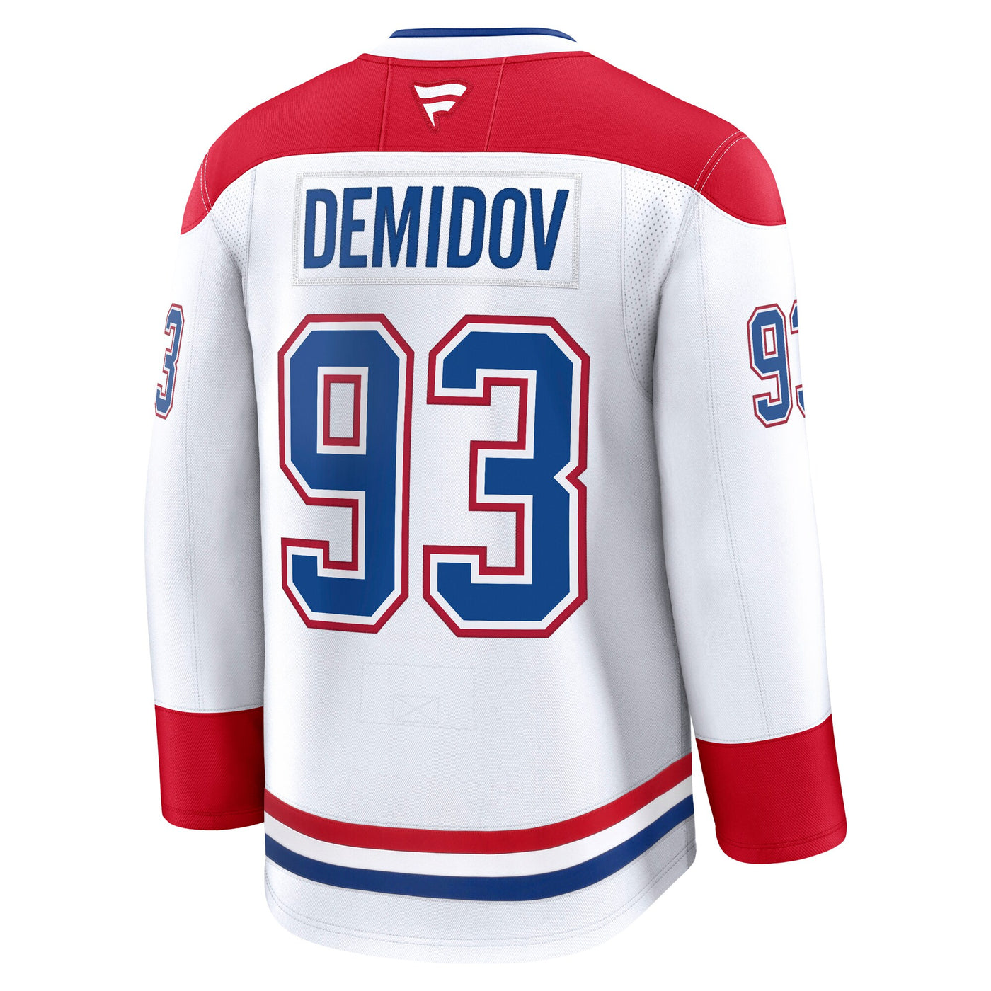 Montreal Canadiens Ivan Demidov Fanatics White Away Premium Jersey