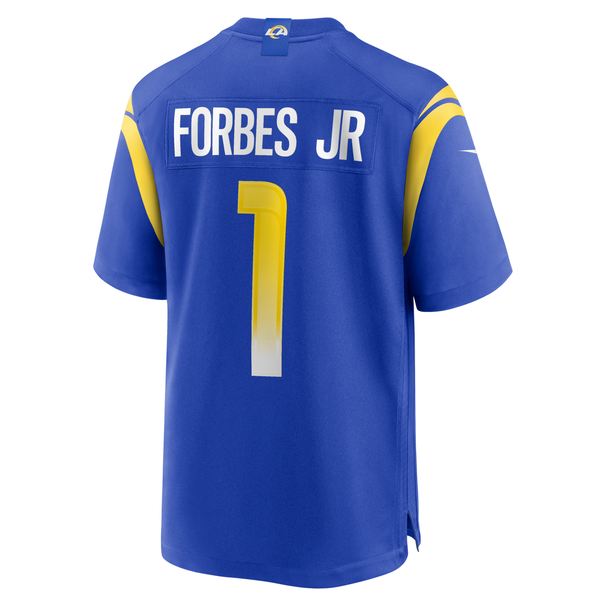 Los Angeles Rams Emmanuel Forbes Jr. Royal Team Game Jersey