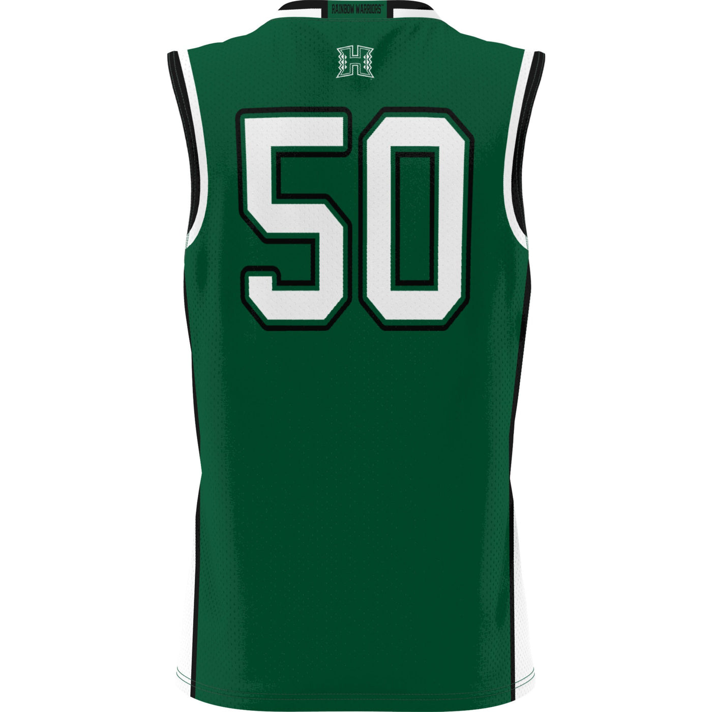 GameDay Greats #50 Green Hawaii Rainbow Warriors Lightweight Basketball Jersey