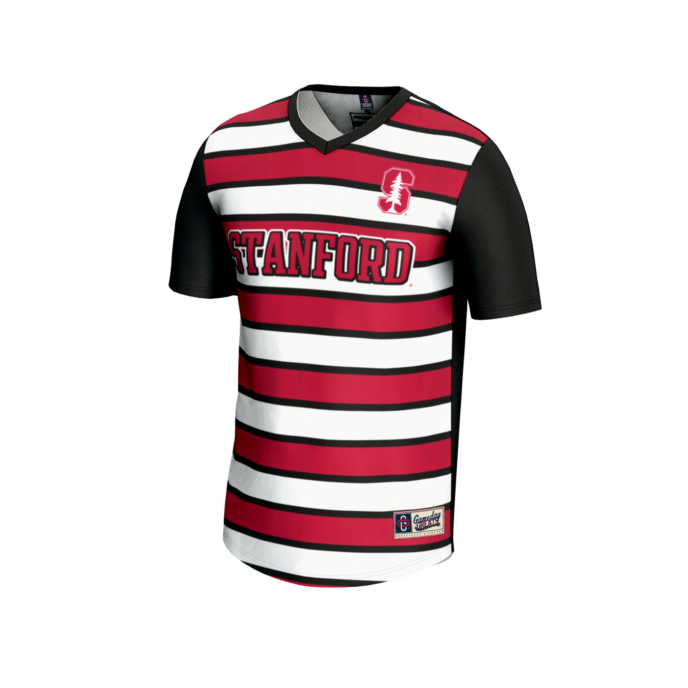 GameDay Greats #1 Black Stanford Cardinal Lightweight Soccer Fashion Jersey
