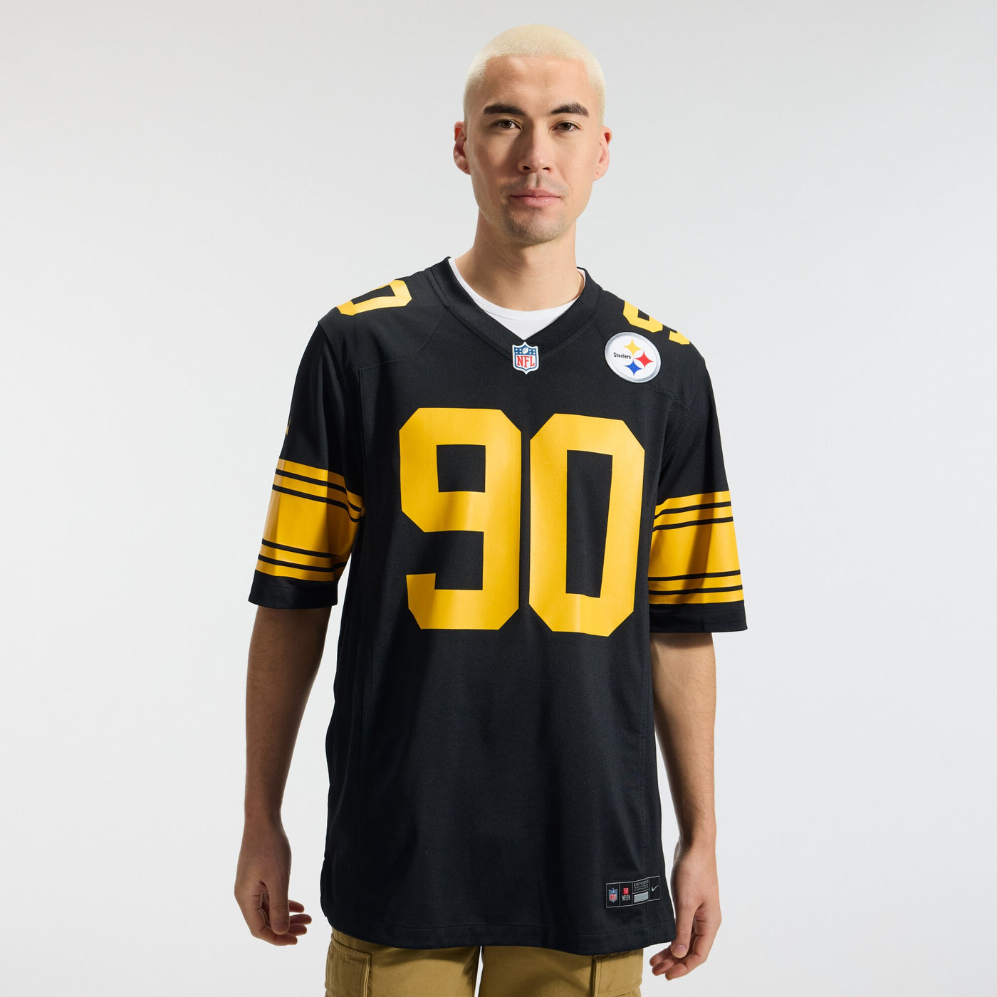 Pittsburgh Steelers T.J. Watt Nike Black Alternate Game Jersey