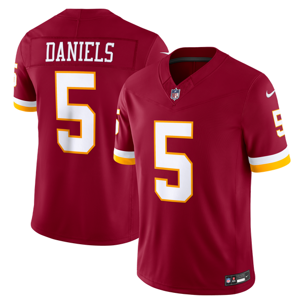 Washington Commanders Jayden Daniels Nike Burgundy Team Vapor F.U.S.E. Stitched Limited Jersey