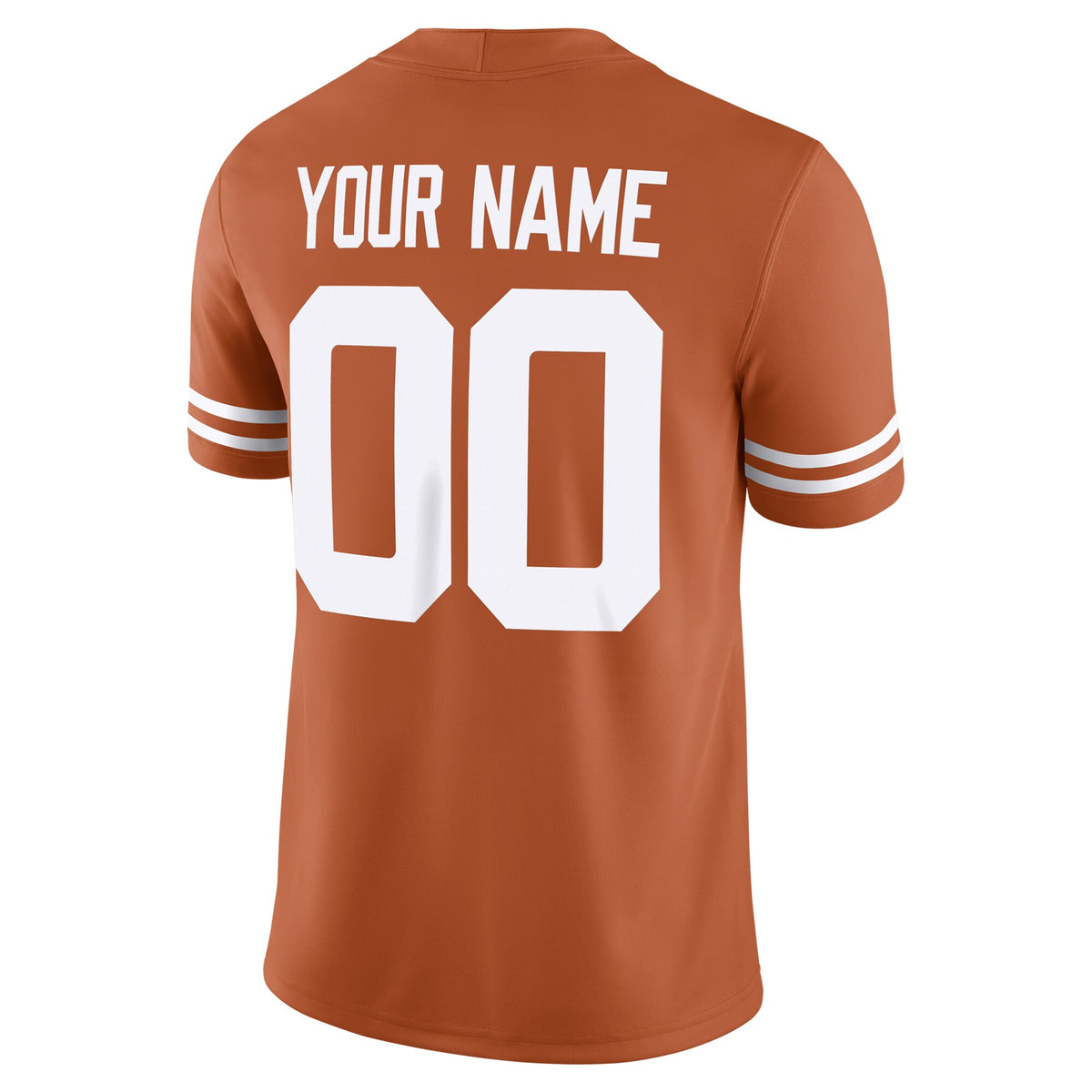 Texas Longhorns Custom Football Game Jersey - Texas Orange