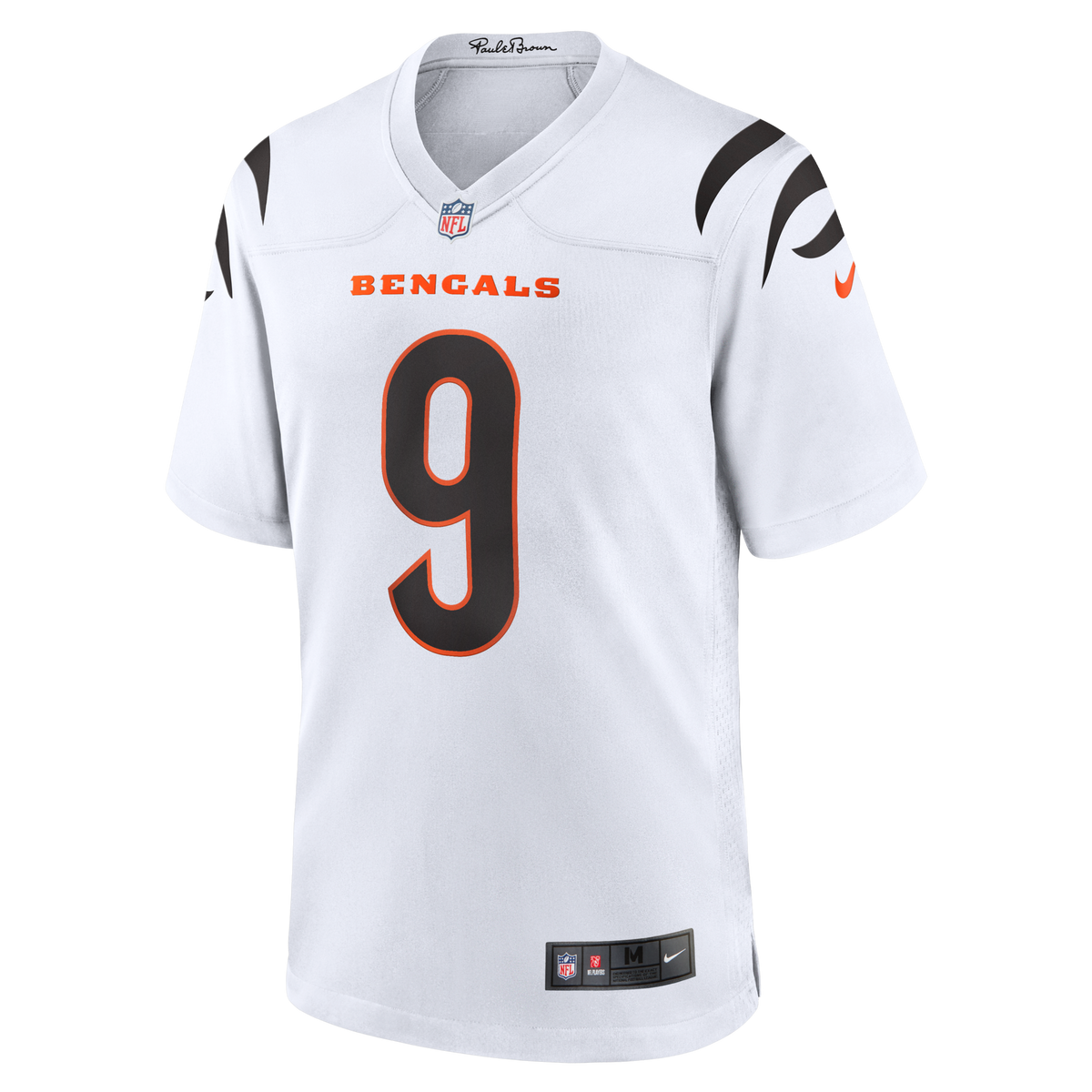 Cincinnati Bengals Joe Burrow White Game Jersey