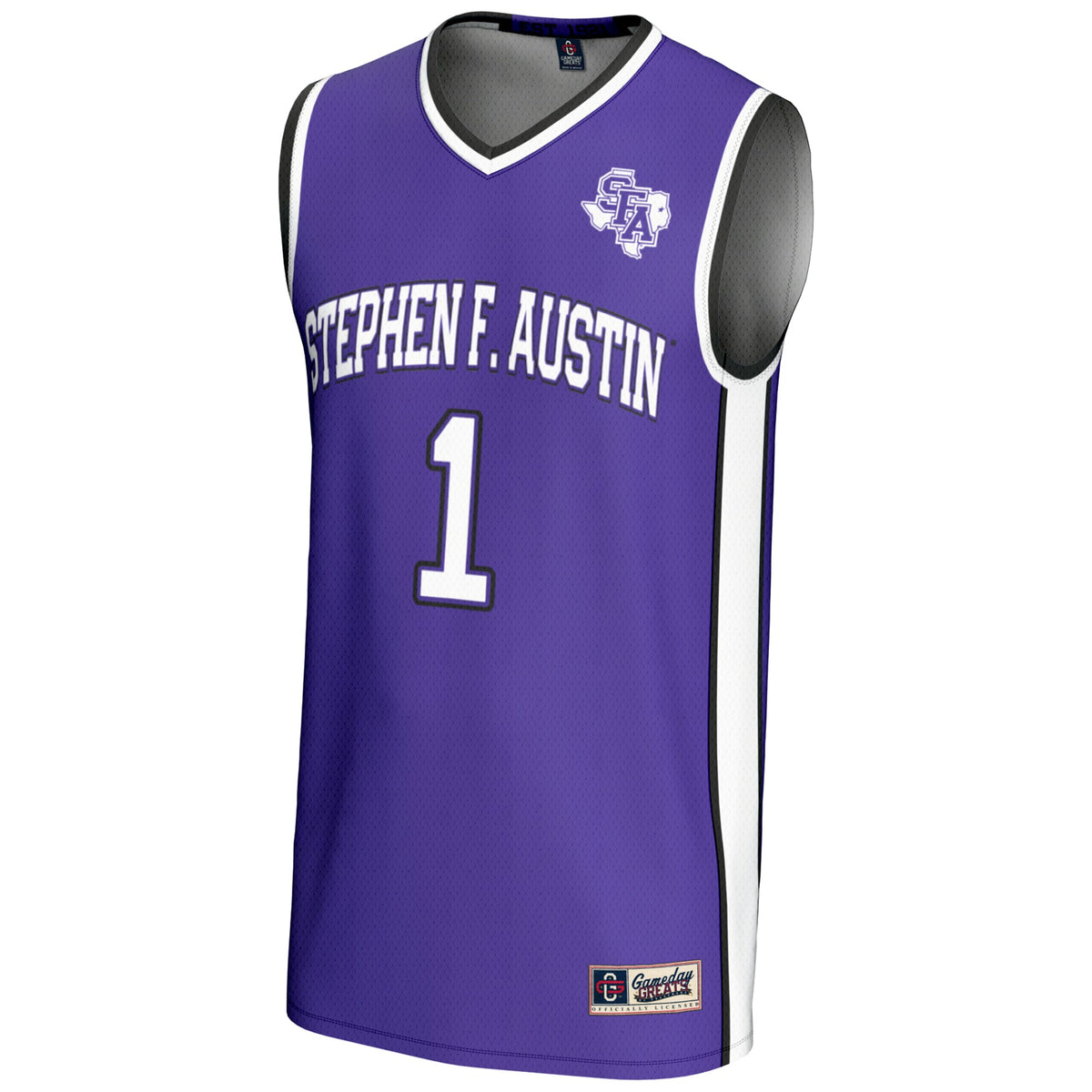 #1 Stephen F Austin Lumberjacks GameDay Greats Lightweight Basketball Jersey - Purple
