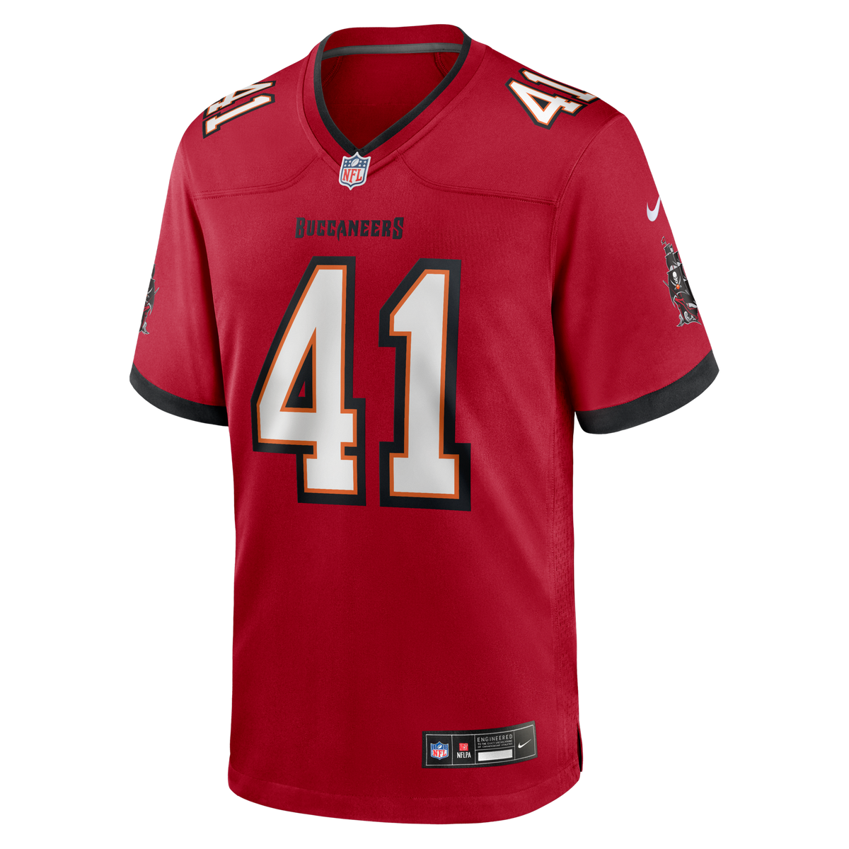Tampa Bay Buccaneers Ko Kieft Red Game Player Jersey