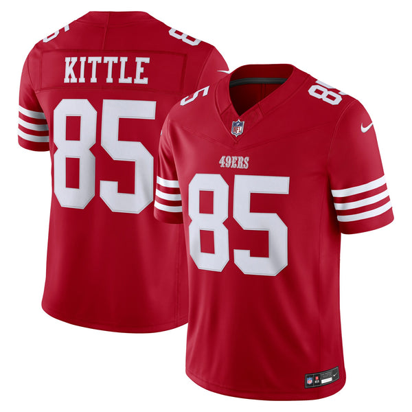 San Francisco 49ers George Kittle Nike Scarlet Team Vapor F.U.S.E. Stitched Limited Jersey