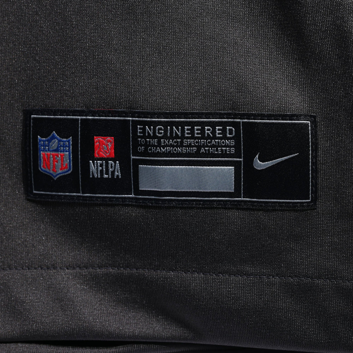 Tampa Bay Buccaneers Nike Pewter Alternate Custom Game Jersey