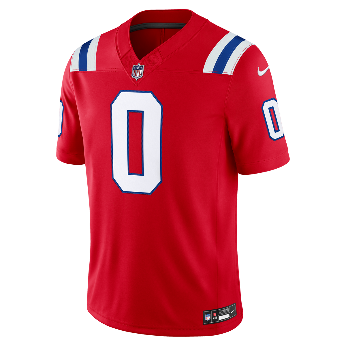 New England Patriots Christian Gonzalez Red Alternate Vapor F.U.S.E. Stitched Limited Jersey