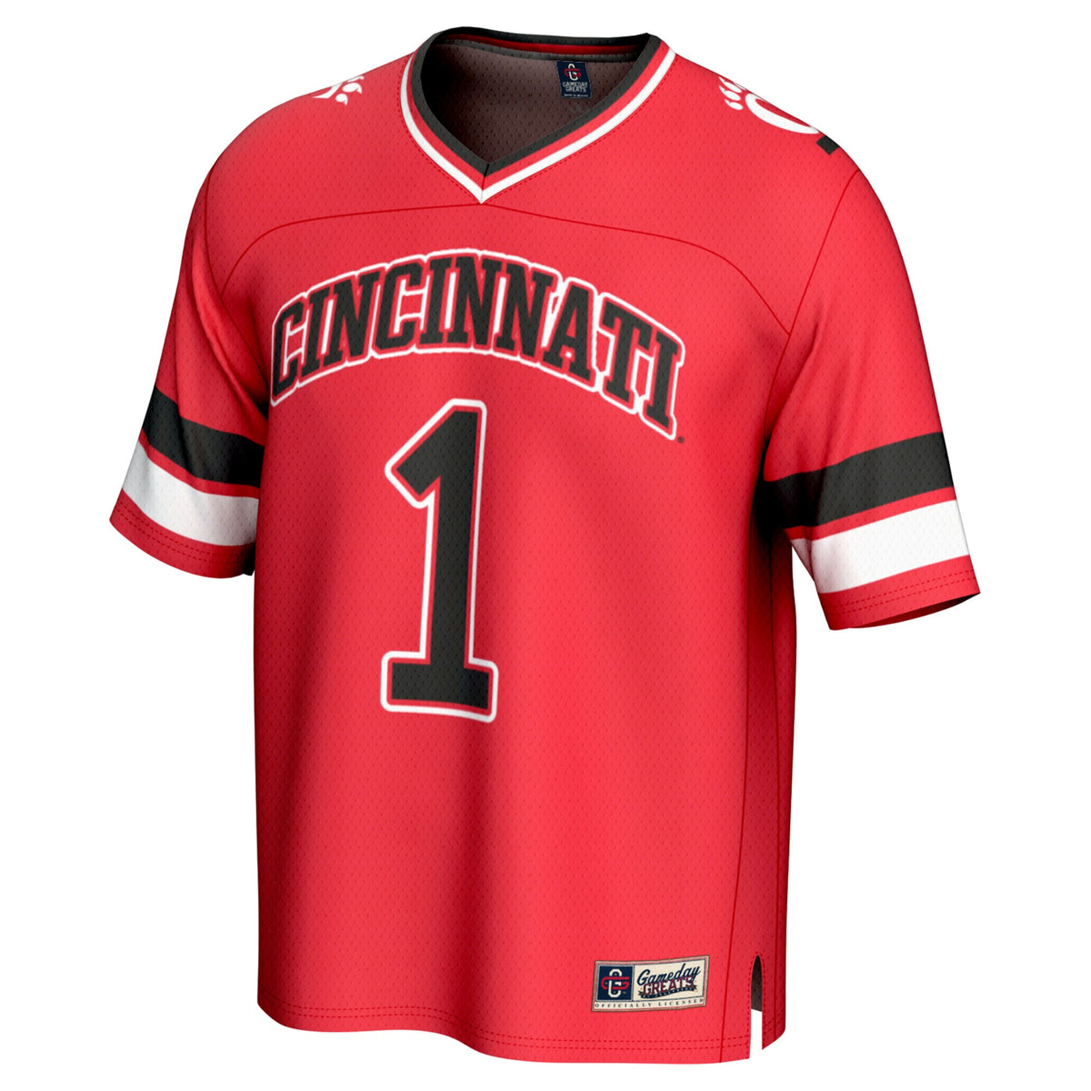 #1 Cincinnati Bearcats GameDay Greats Lightweight Collegiate Football Fashion Jersey - Red