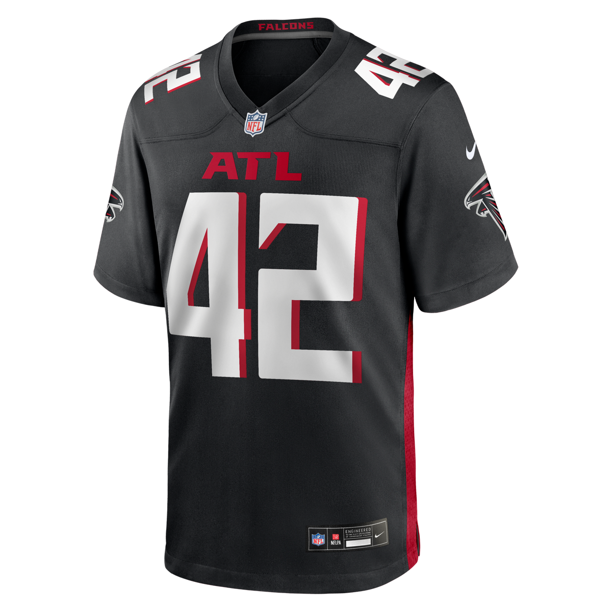Atlanta Falcons Josh Woods Black Team Game Jersey