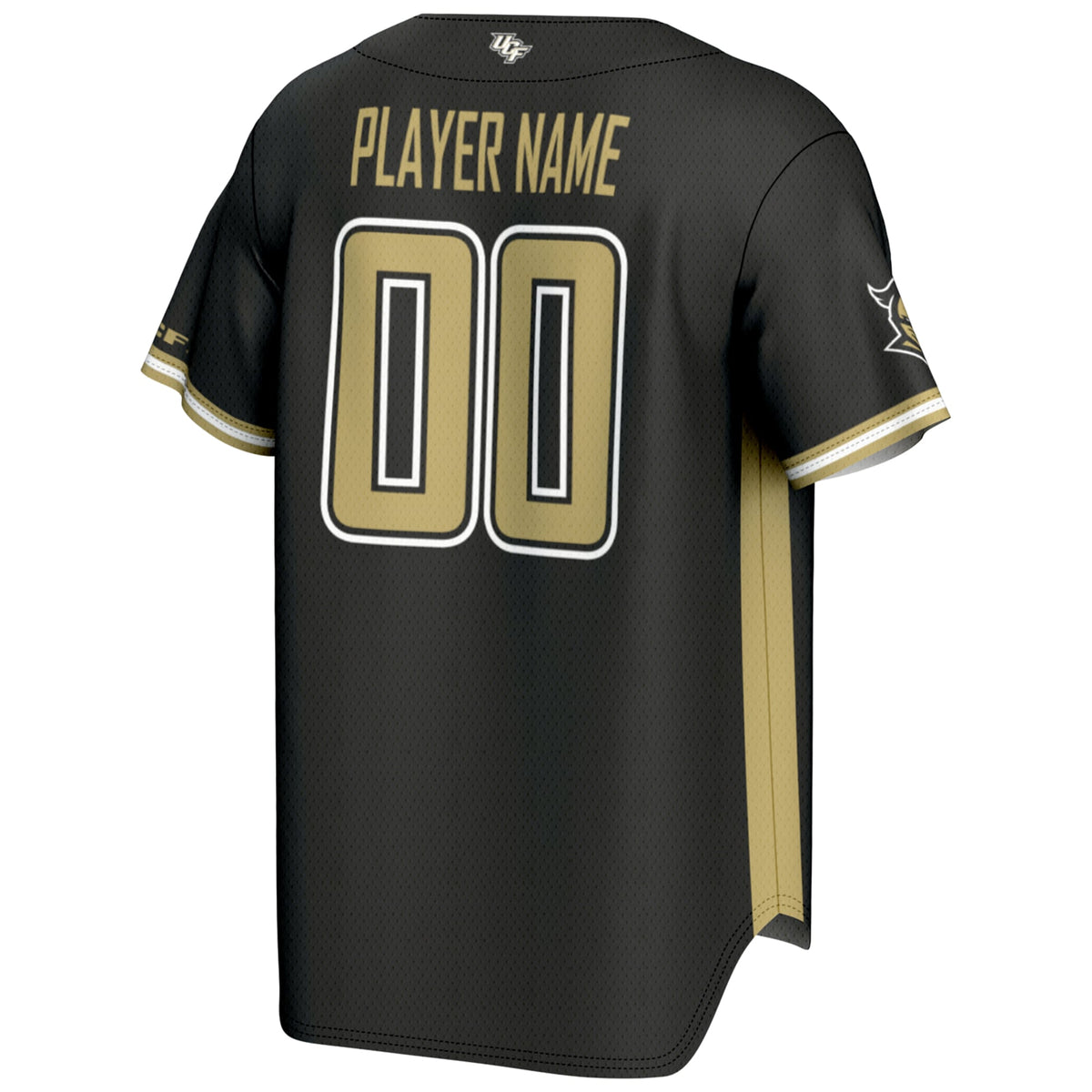 UCF Knights GameDay Greats NIL Pick-A-Player Lightweight Baseball Jersey - Black