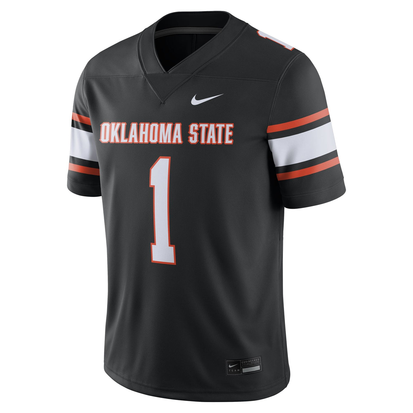Nike #1 Black Oklahoma State Cowboys Game Jersey