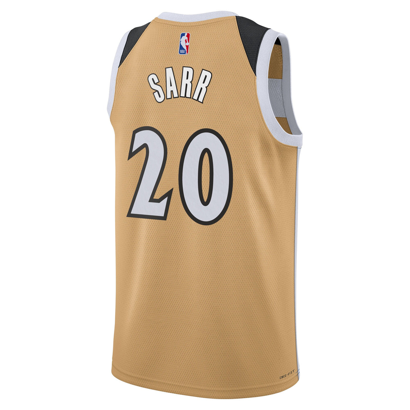 Washington Wizards Nike 2025/26 City Edition Swingman Jersey - Tan - Alex Sarr