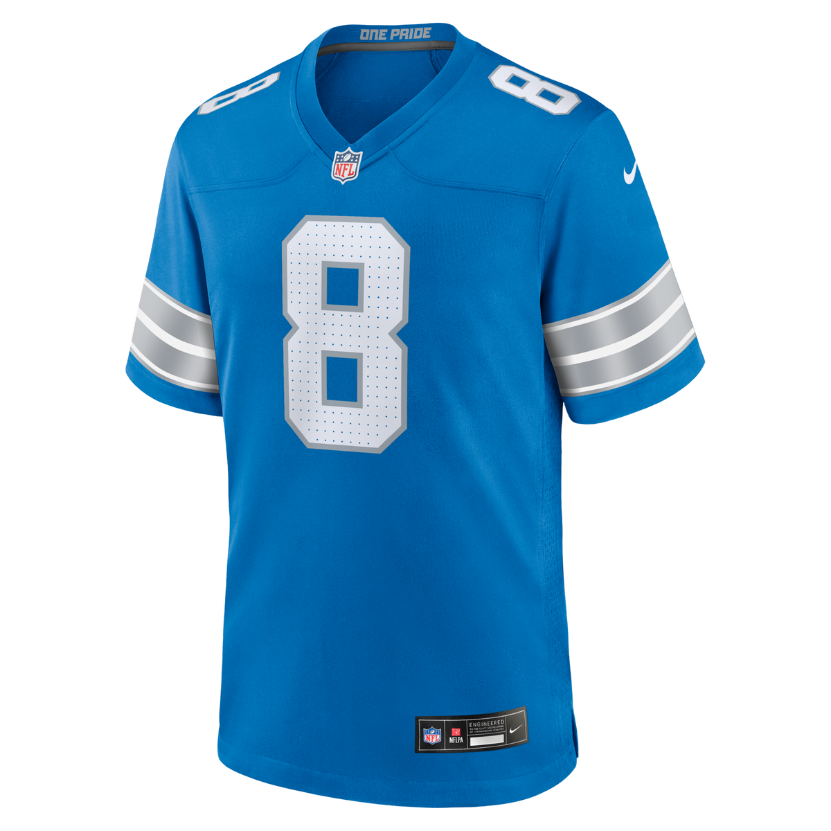 Detroit Lions Greg Dortch Blue Team Game Jersey