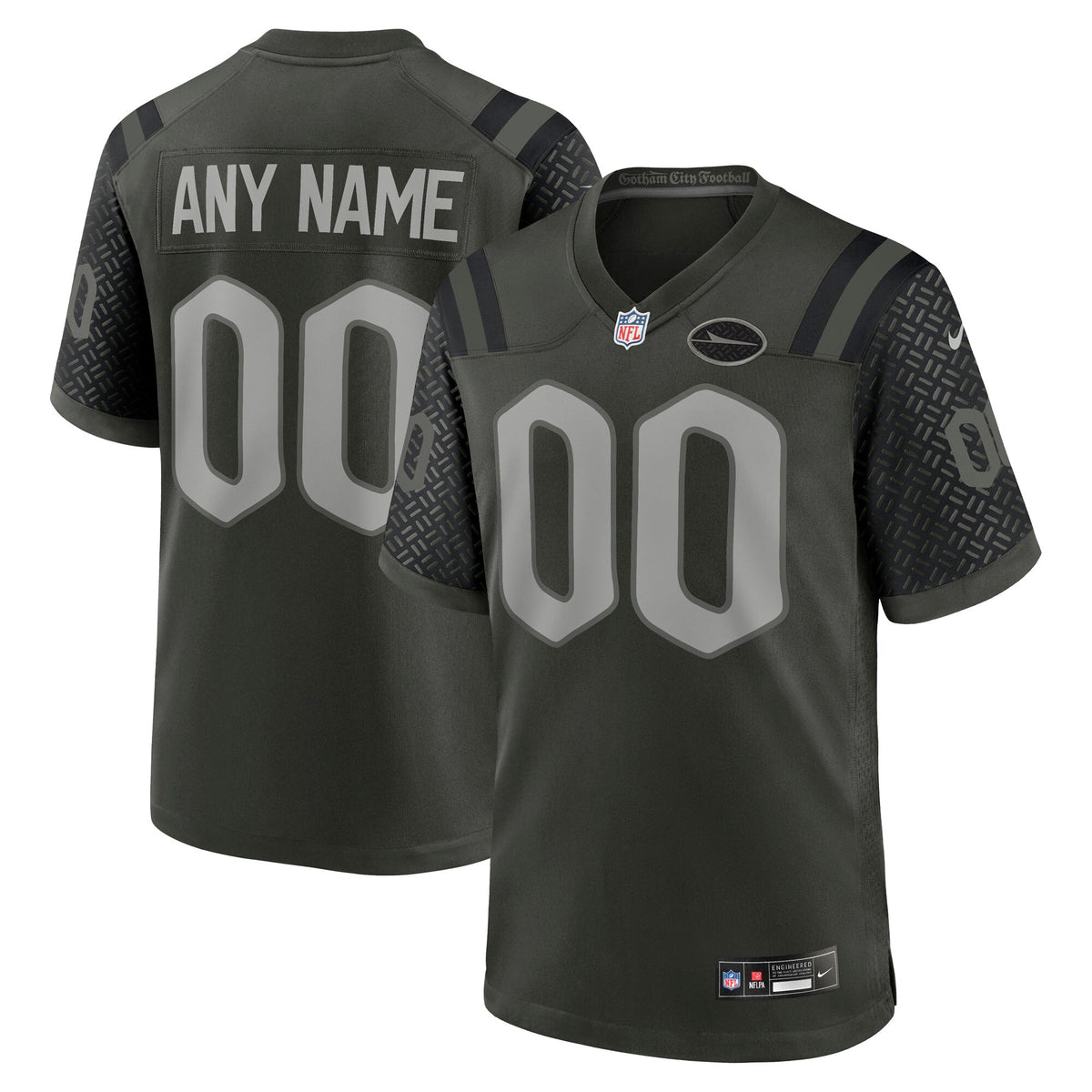 New York Jets Green 2025 Rivalries Collection Custom Game Jersey