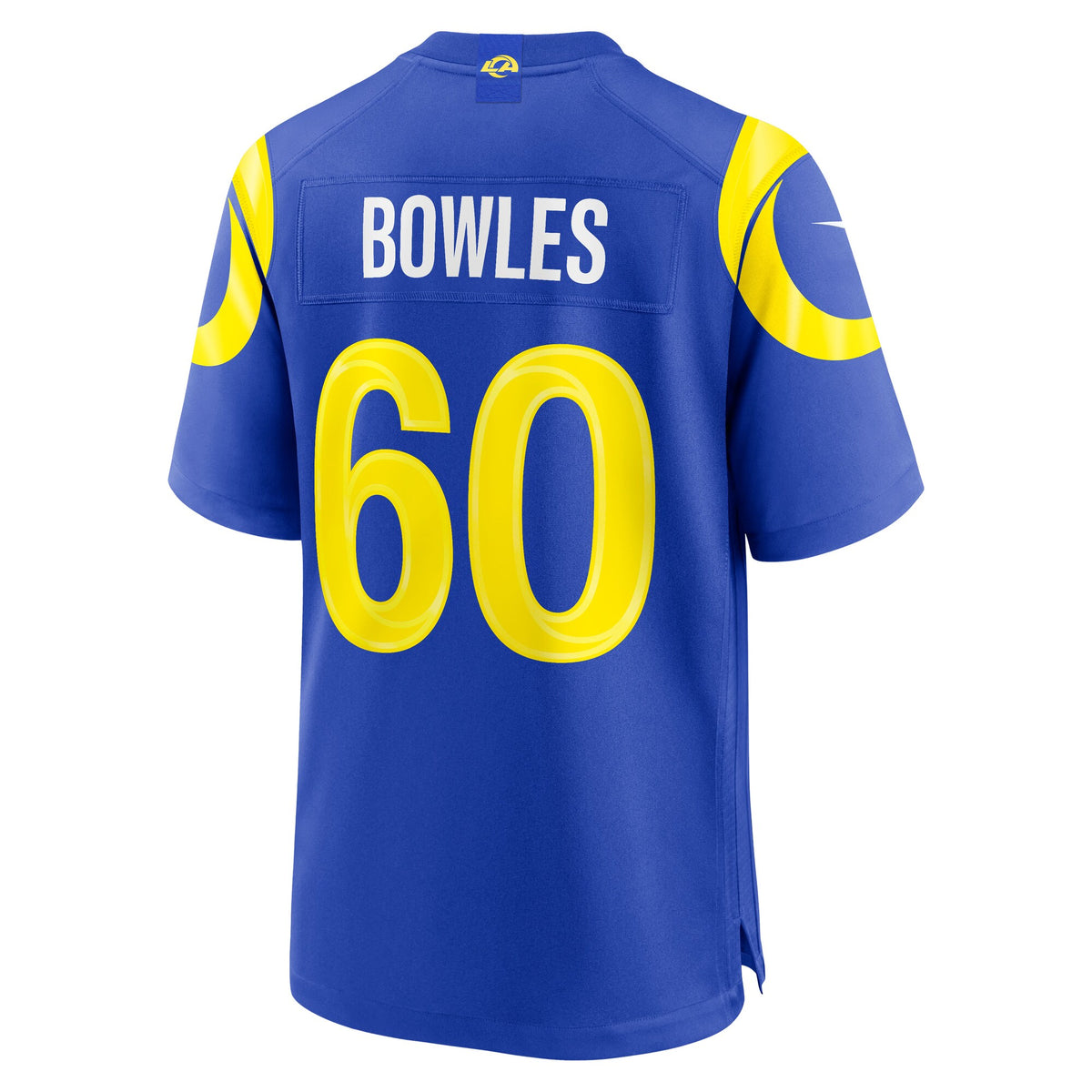Los Angeles Rams Wyatt Bowles Royal Team Game Jersey