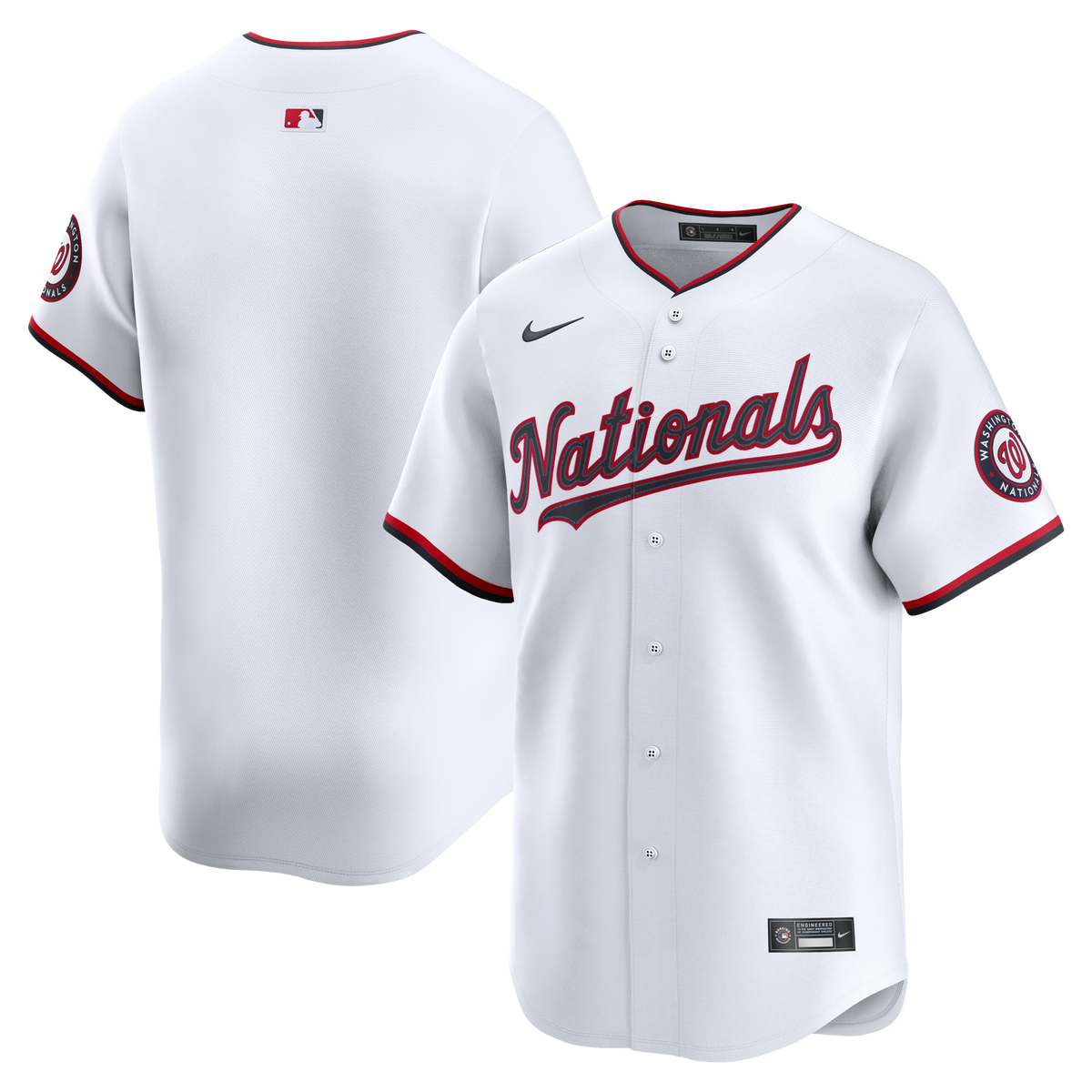 Washington Nationals White Home Limited Jersey