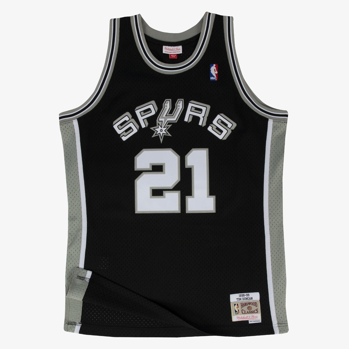 San Antonio Spurs Mitchell & Ness Swingman Jersey Road Tim Duncan 1998-99