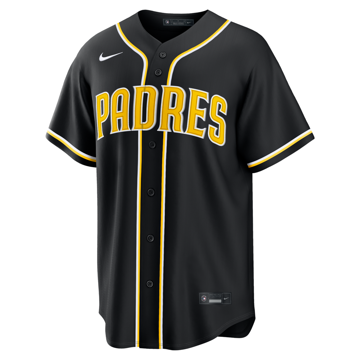 San Diego Padres Jackson Merrill Fashion Replica Black Out Jersey