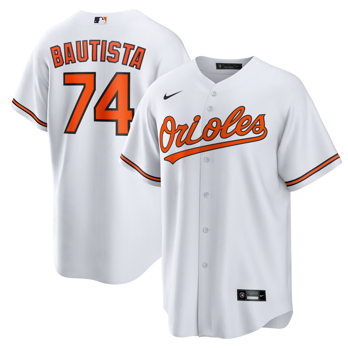 Baltimore Orioles Felix Bautista White Replica Player Jersey