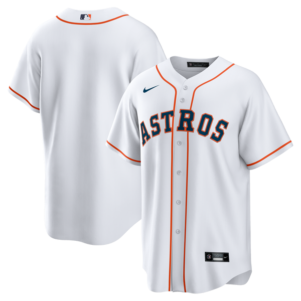 Houston Astros White Home Big & Tall Replica Jersey