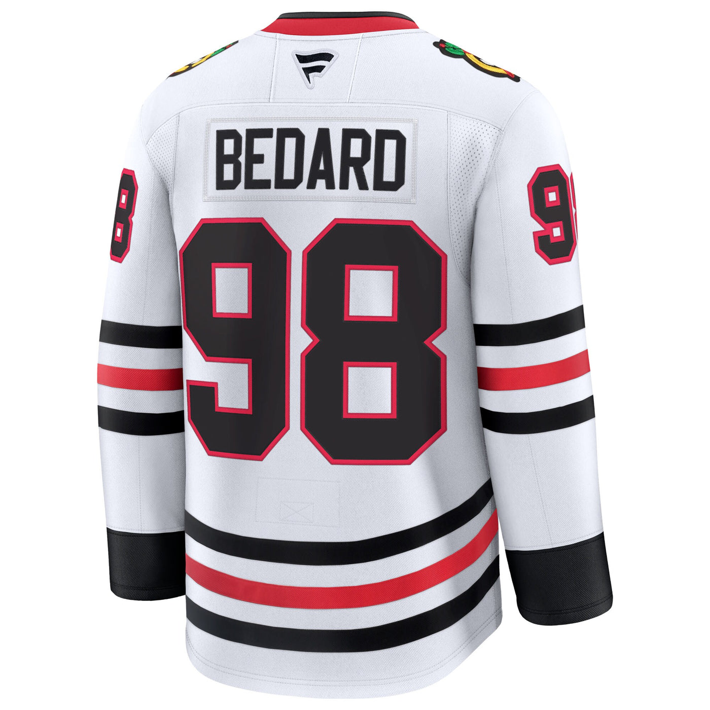 Chicago Blackhawks Connor Bedard Fanatics White Away Premium Jersey