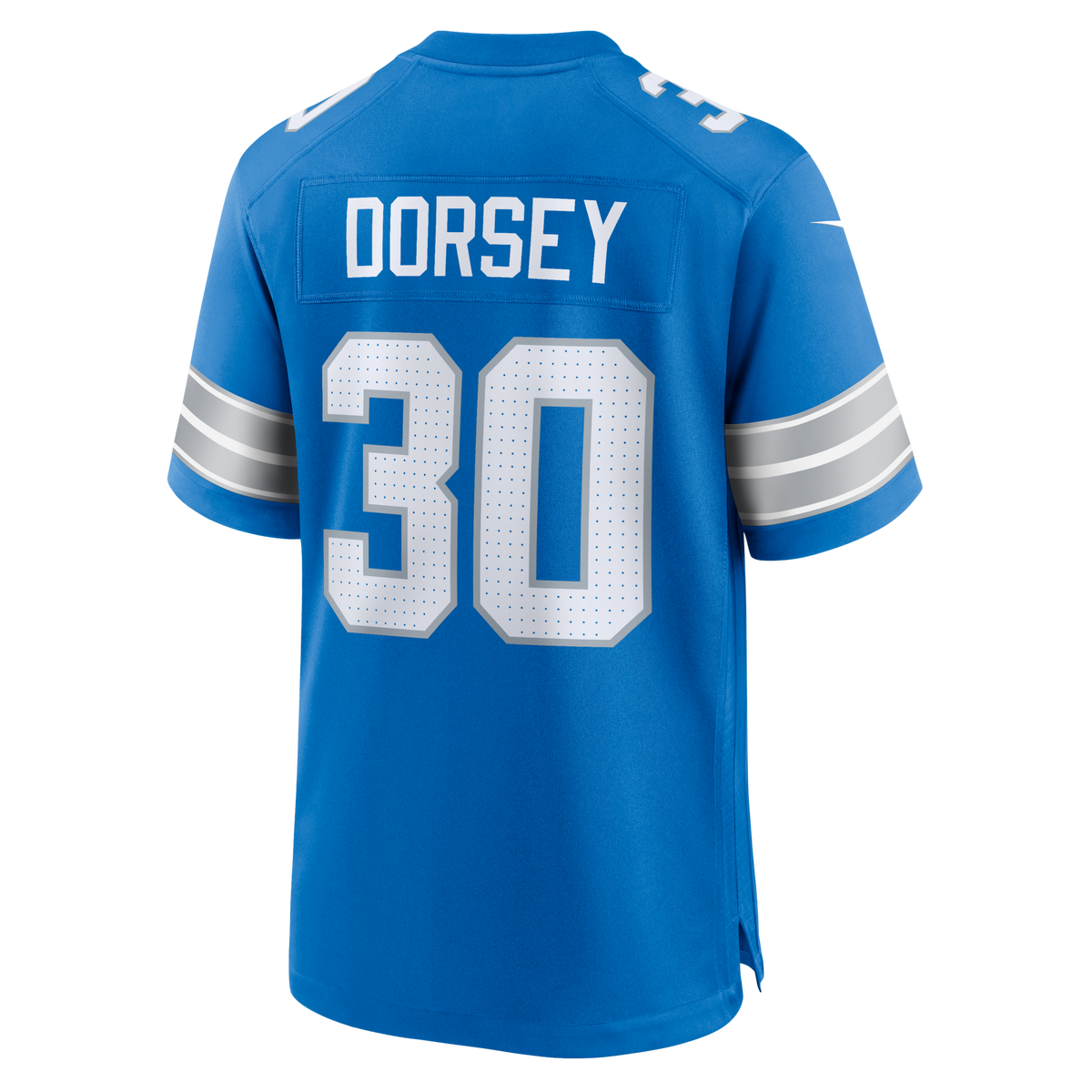 Detroit Lions Khalil Dorsey Blue Team Game Jersey