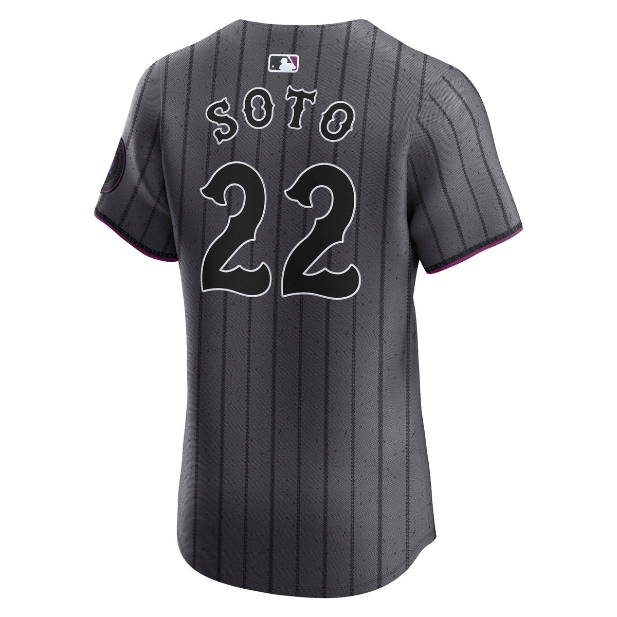 New York Mets Juan Soto Gray City Connect Elite Jersey