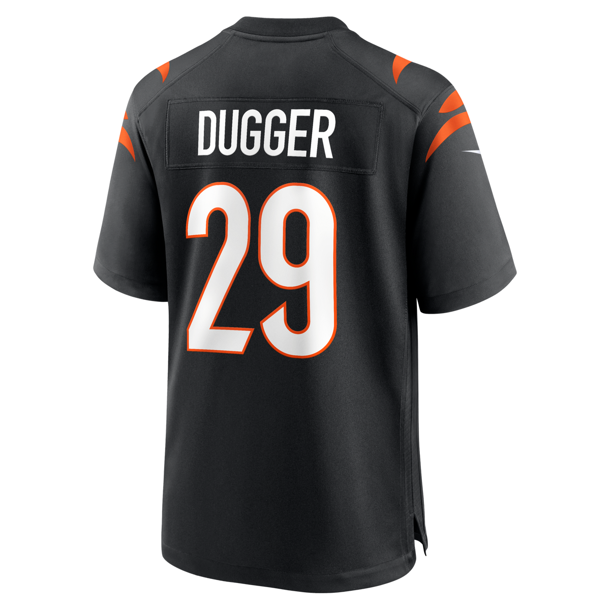 Cincinnati Bengals Kyle Dugger Black Team Game Jersey