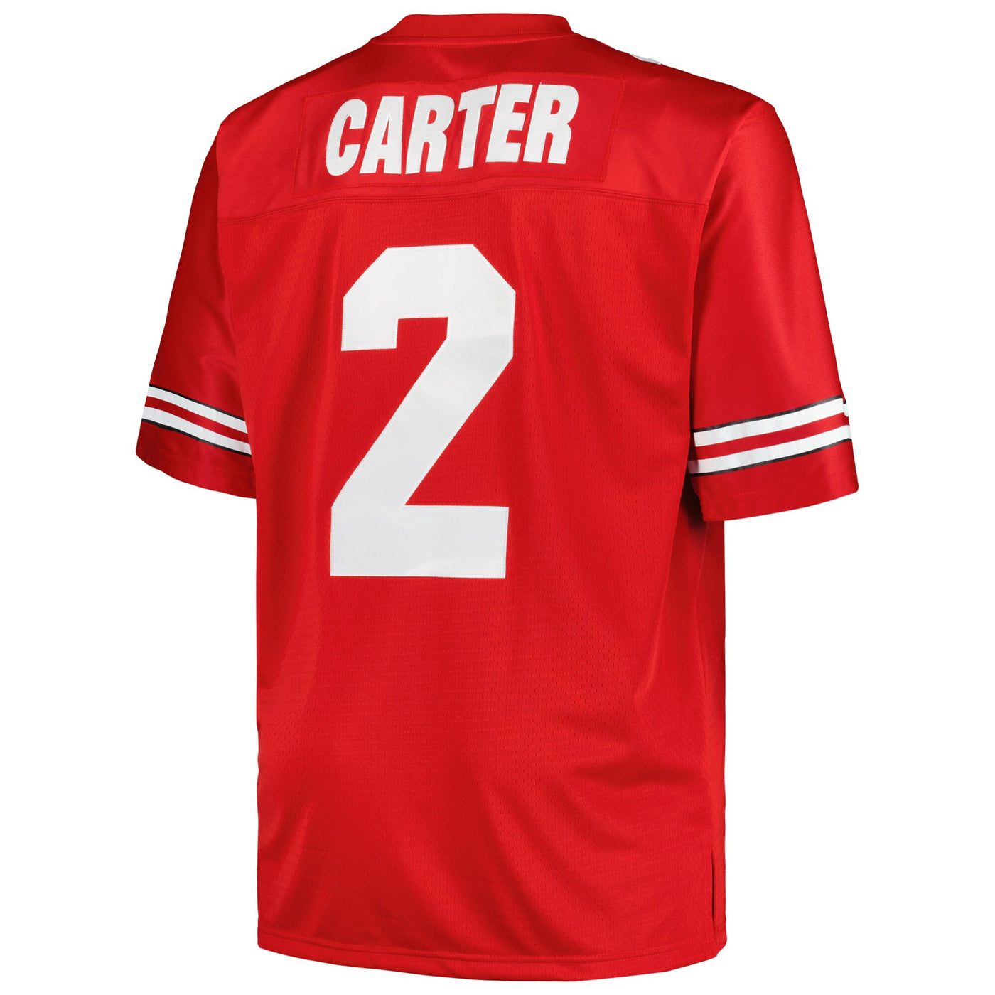Mitchell & Ness Cris Carter Scarlet Ohio State Buckeyes Big & Tall Legacy Jersey