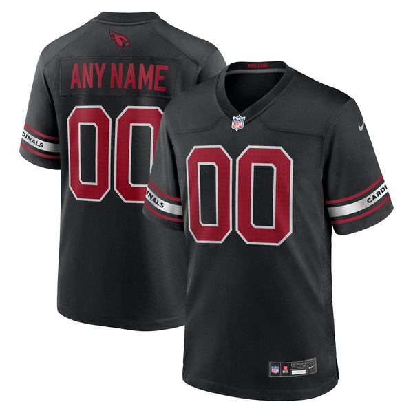 Arizona Cardinals Nike Black Alternate Custom Game Jersey