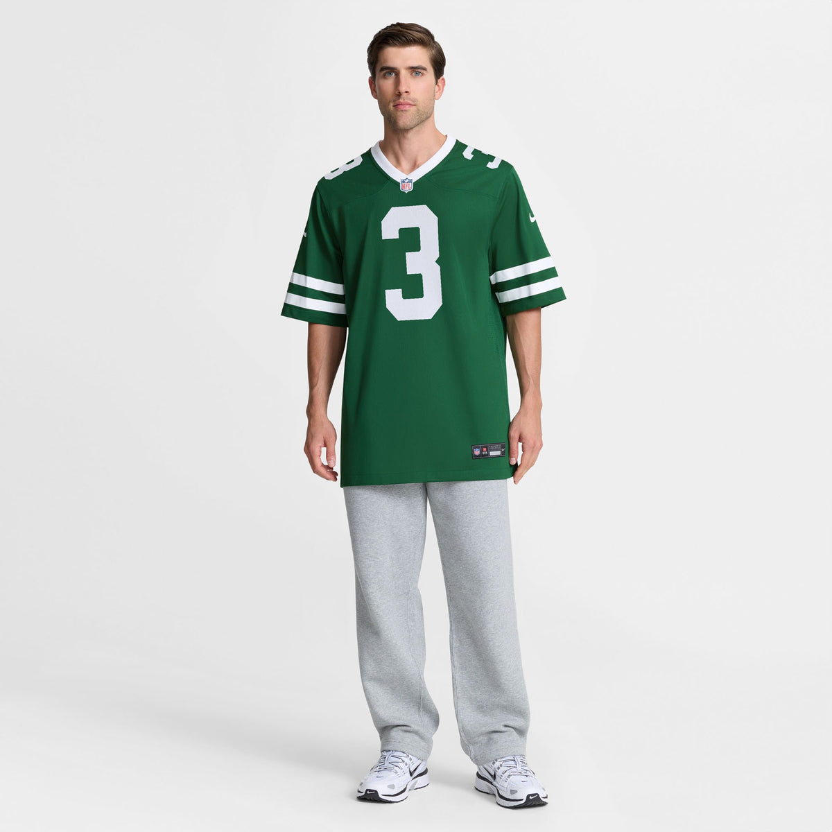 New York Jets John Metchie III Legacy Green Team Game Jersey