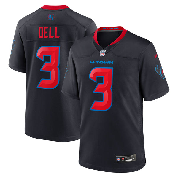 Houston Texans Tank Dell Nike Navy 2nd Alternate Game Jersey