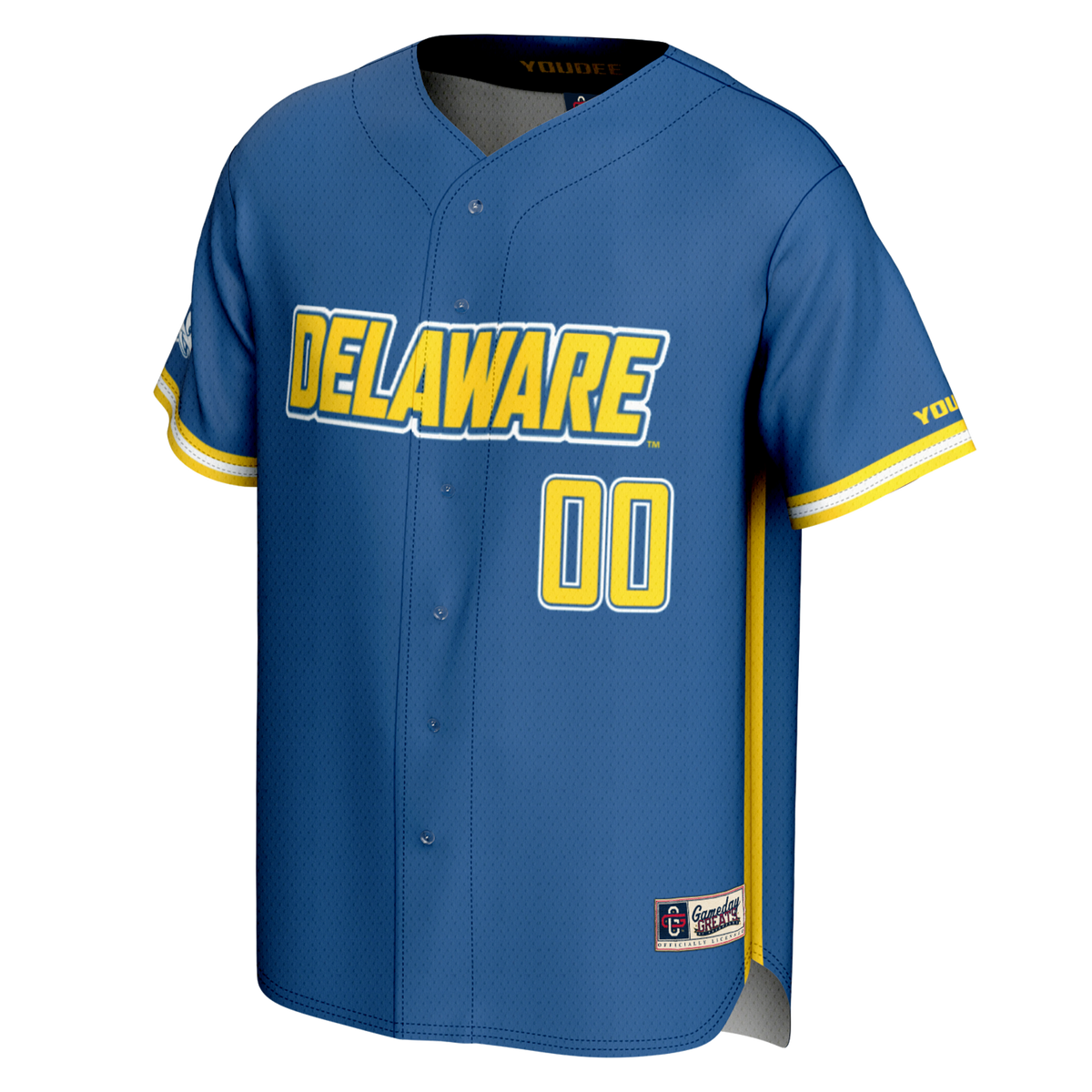 Delaware Fightin' Blue Hens GameDay Greats NIL Pick-A-Player Baseball Lightweight Jersey - Royal