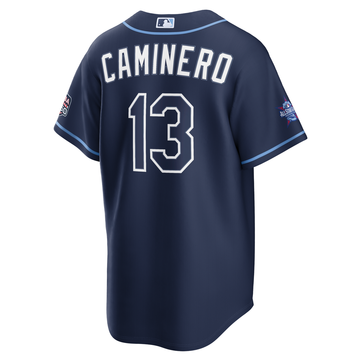 2026 All-Star Game Tampa Bay Rays Junior Caminero Nike Navy Replica Jersey