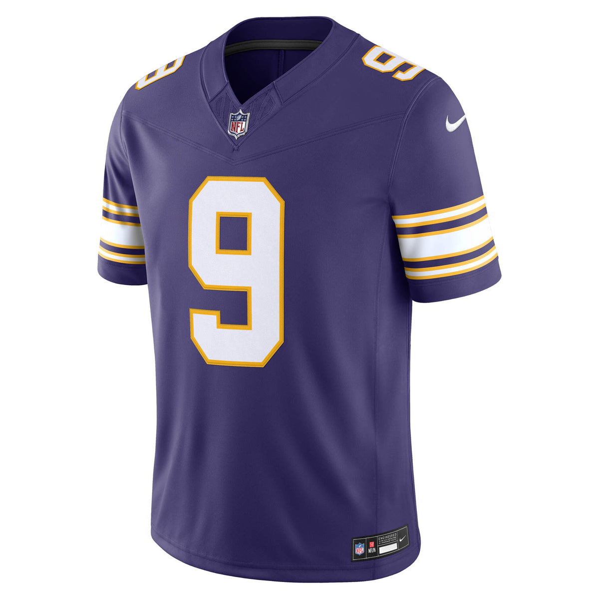Minnesota Vikings J.J. McCarthy Purple Alternate Classic Vapor F.U.S.E. Stitched Limited Jersey