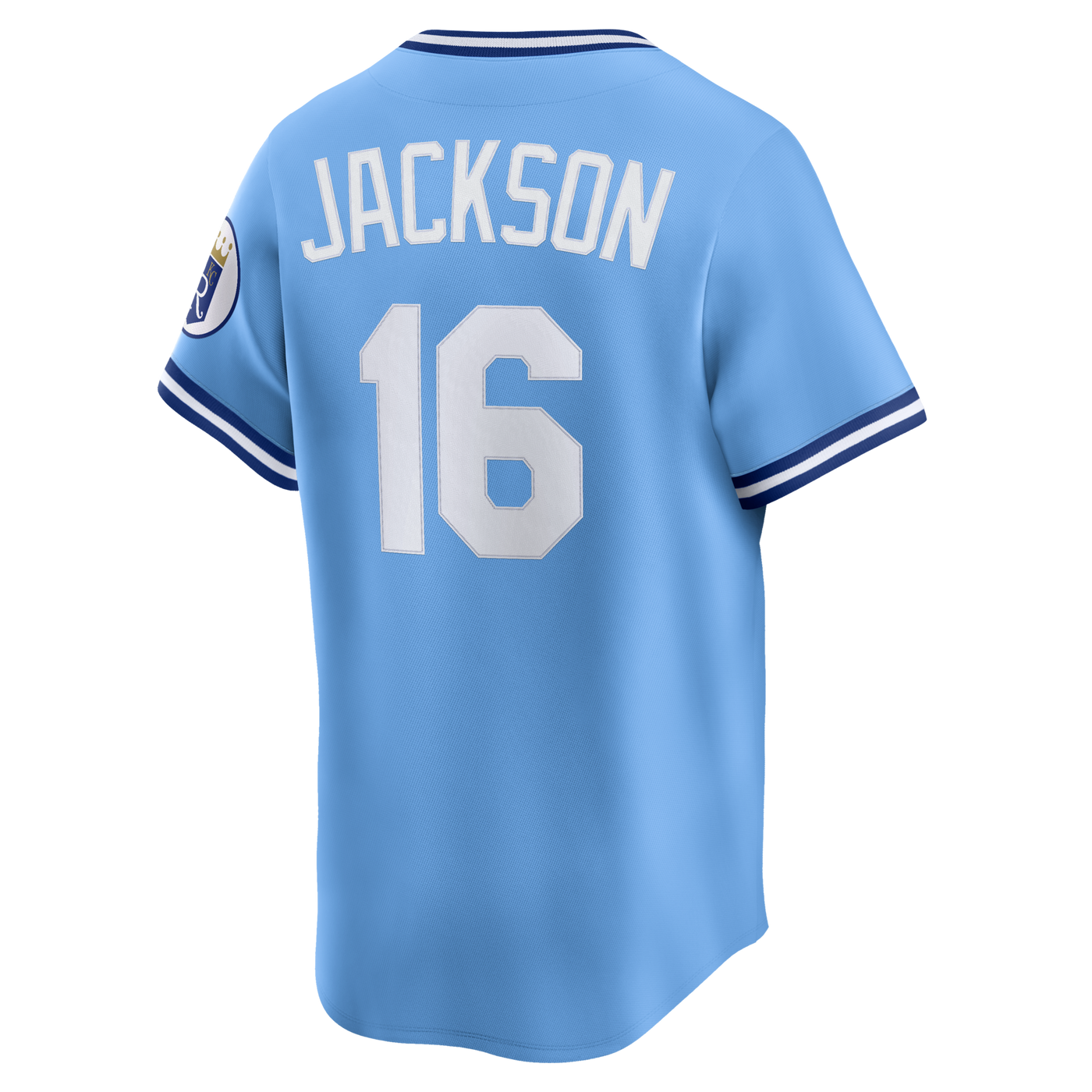 Kansas City Royals Bo Jackson Nike Light Blue Throwback Cooperstown Collection Limited Jersey