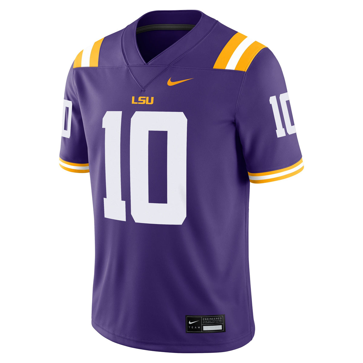 Sam Leavitt LSU Tigers Home Game Jersey - Purple