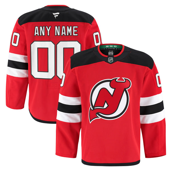 New Jersey Devils Fanatics Red Home Authentic Pro Custom Jersey