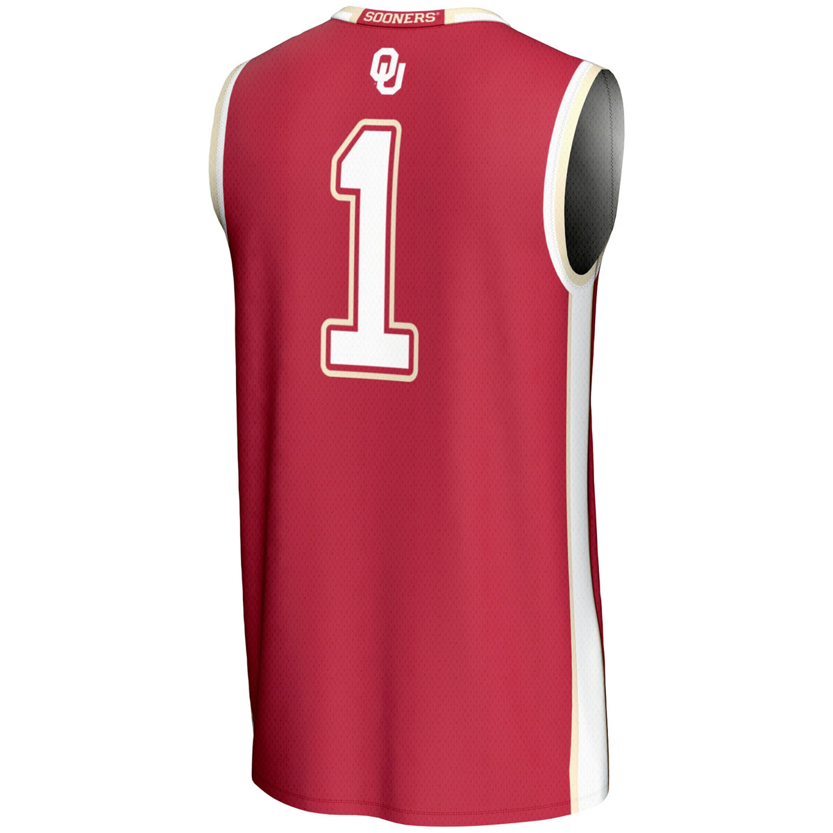 #1 Oklahoma Sooners GameDay Greats Lightweight Basketball Jersey - Crimson