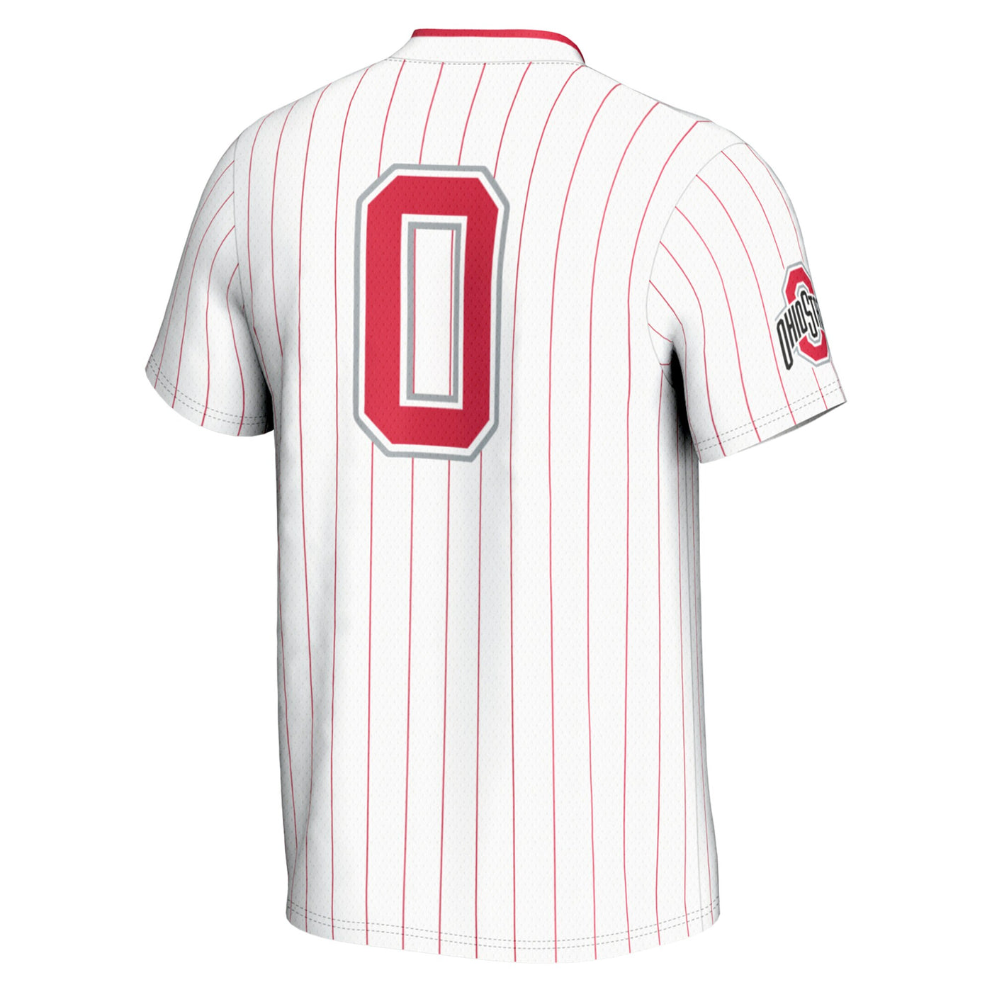 GameDay Greats #0 White Ohio State Buckeyes Lightweight Softball Jersey