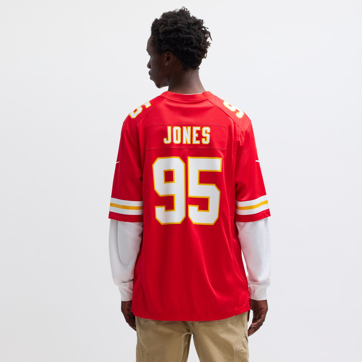 Kansas City Chiefs Chris Jones Red Game Jersey