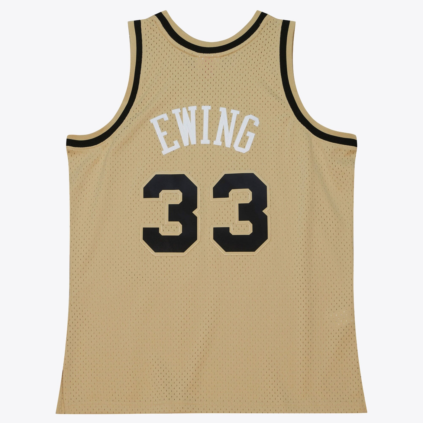 New York Knicks Mitchell & Ness Patrick Ewing 1991 Swingman Jersey - Khaki