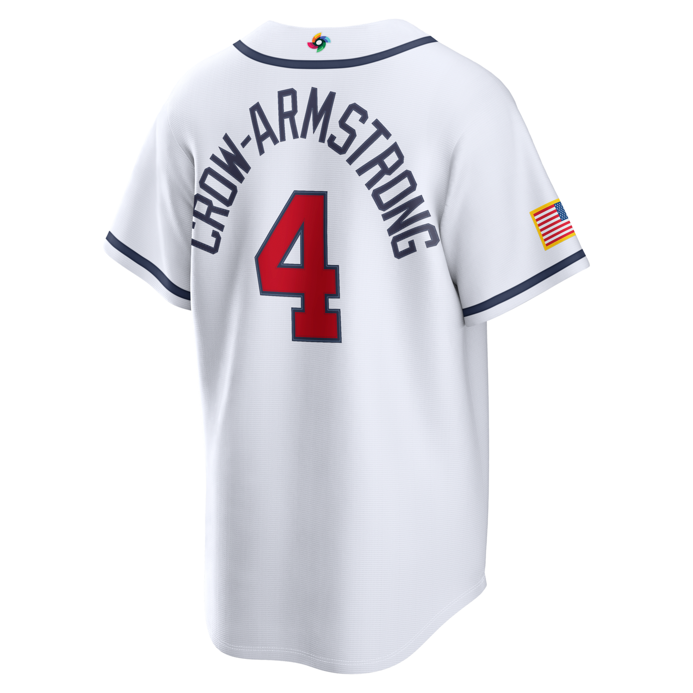 USA Baseball Pete Crow-Armstrong Nike White 2026 World Baseball Classic Home Stadium Jersey