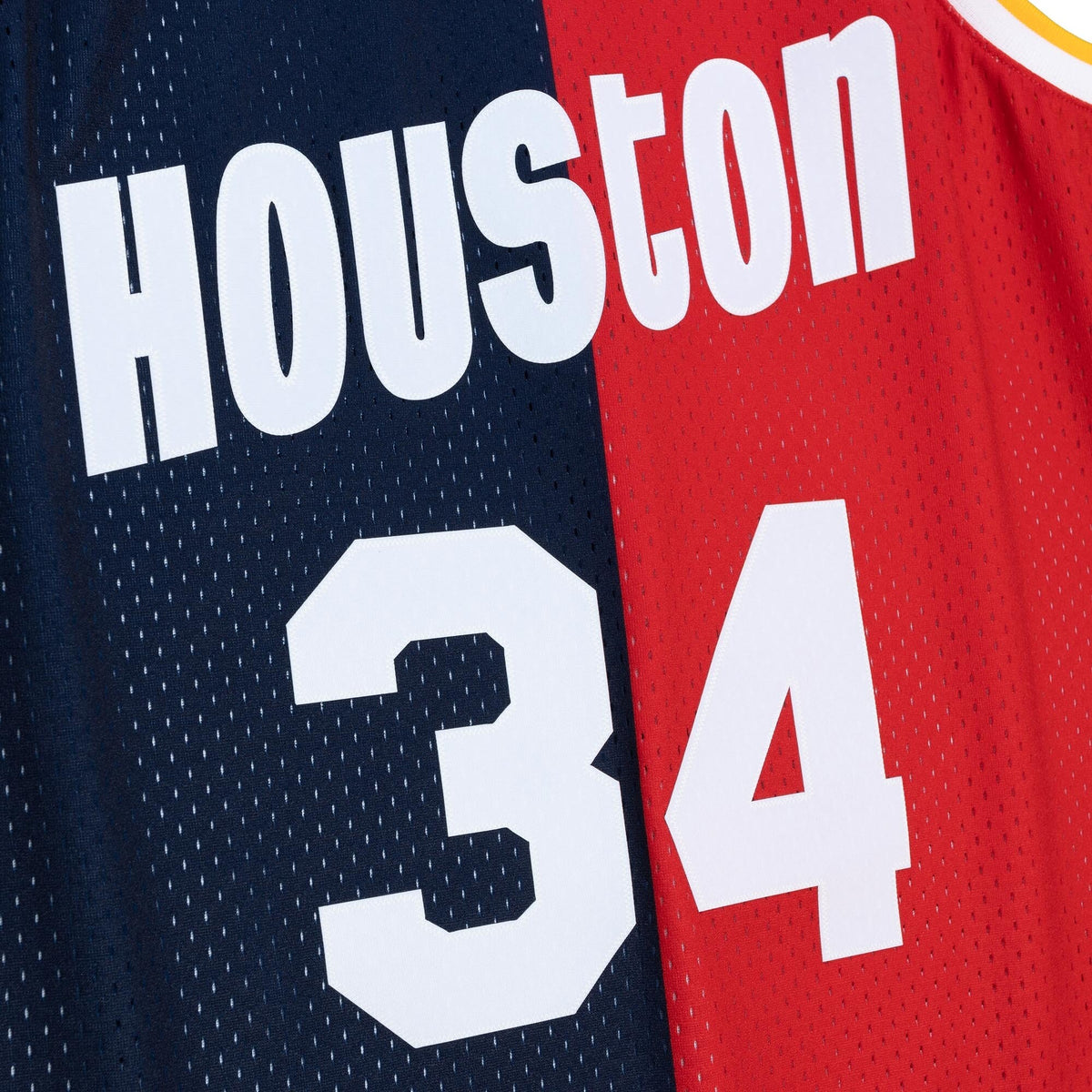 Houston Rockets Mitchell & Ness Hakeem Olajuwon 1993 Split Swingman Jersey