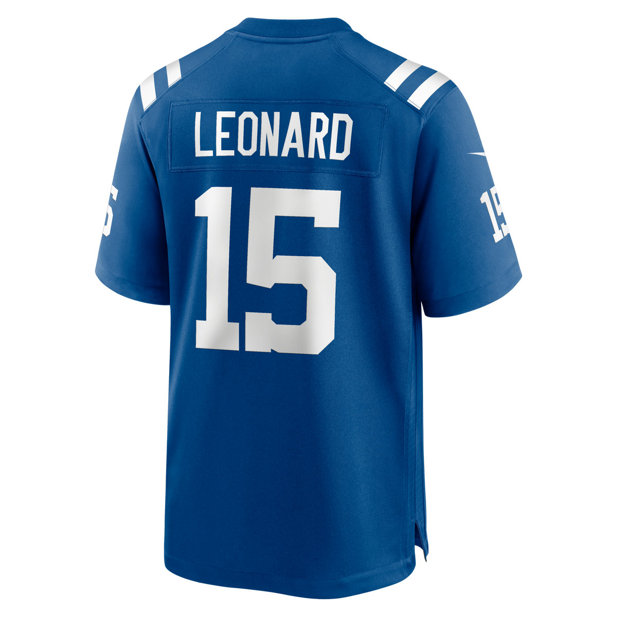 Indianapolis Colts Riley Leonard Royal Team Game Jersey