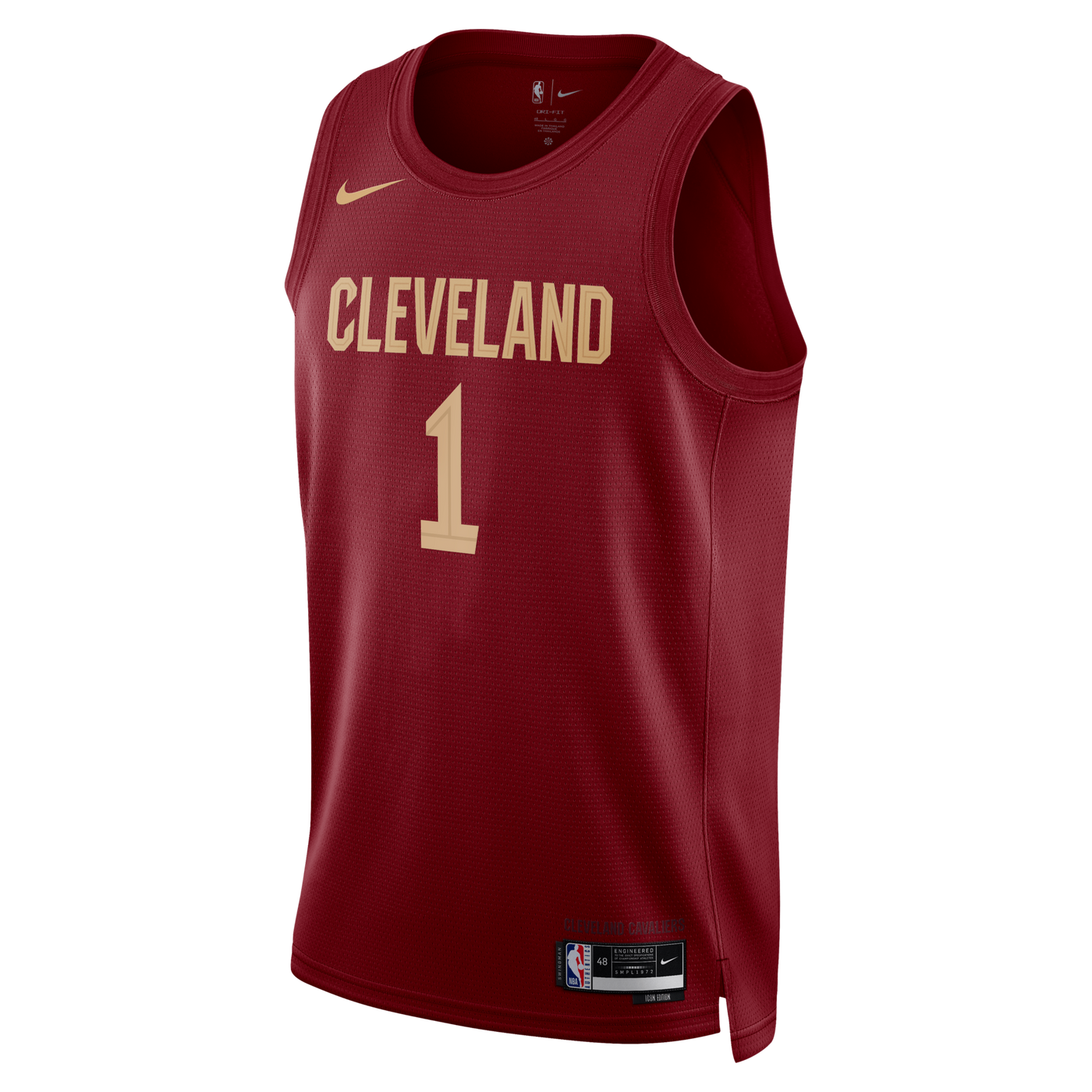 Cleveland Cavaliers Nike Icon Edition Swingman Jersey - Wine - James Harden