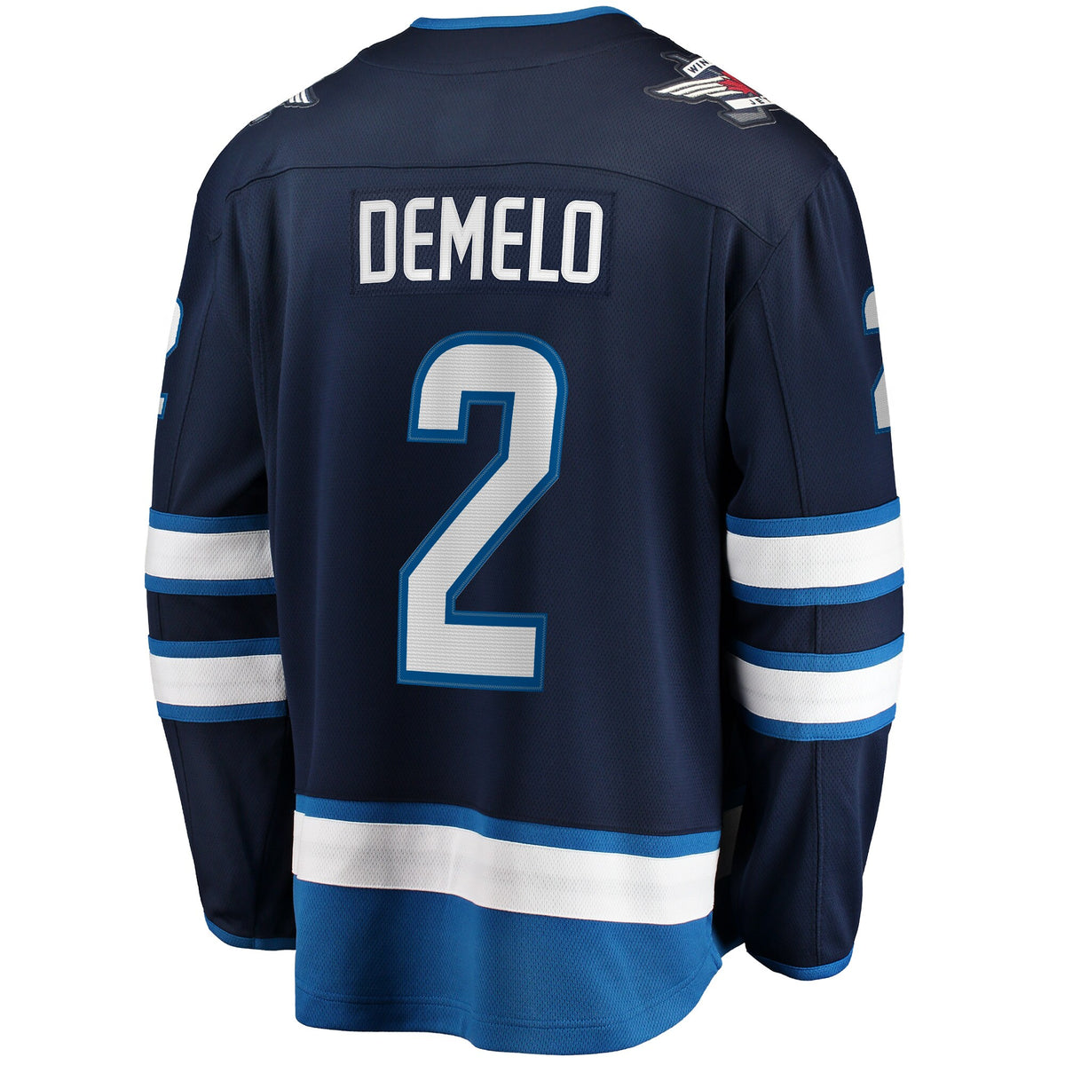 Winnipeg Jets Dylan DeMelo Fanatics Navy Breakaway Player Jersey